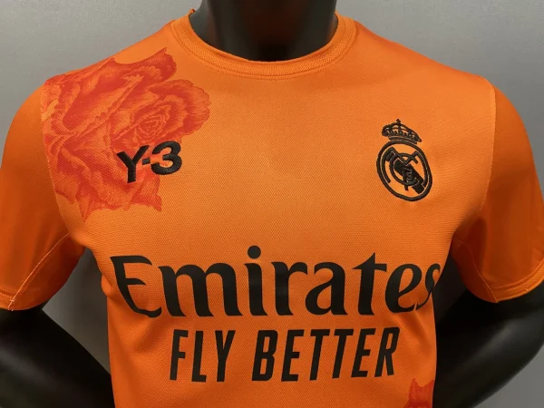 Real Madrid Y3 Orange Rose Special Kit