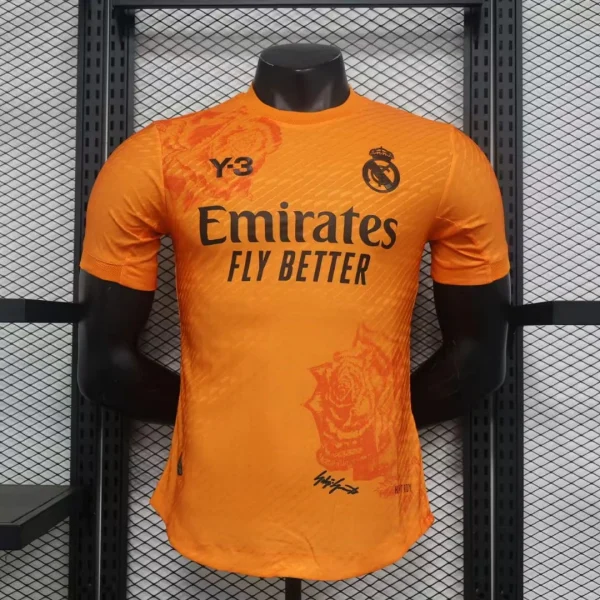 Real Madrid Y3 Orange Rose Special Kit