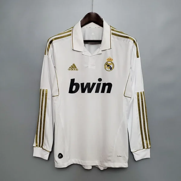 Retro Real Madrid 2011-12 Home Long Sleeve Kit