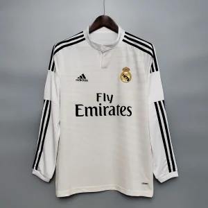 Retro Real Madrid 2014-15 Home Long Sleeve Kit