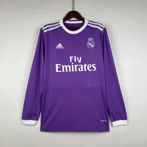 Retro Real Madrid 2016-17 Away Long Sleeve Kit