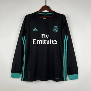 Retro Real Madrid 2017-18 Away Long Sleeve Kit