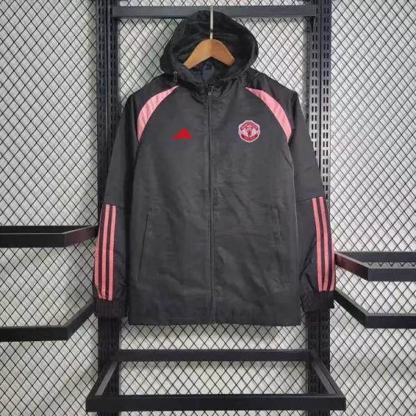 Manchester United Pink-Black Windbreaker