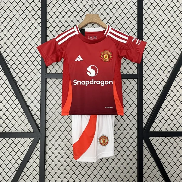 Manchester United 2024-25 Kids Home Kit