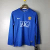 Retro Manchester United 2007-08 Away Long Sleeve Kit