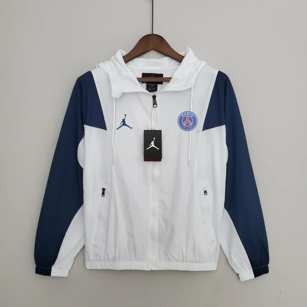 PSG White-Blue Windbreaker