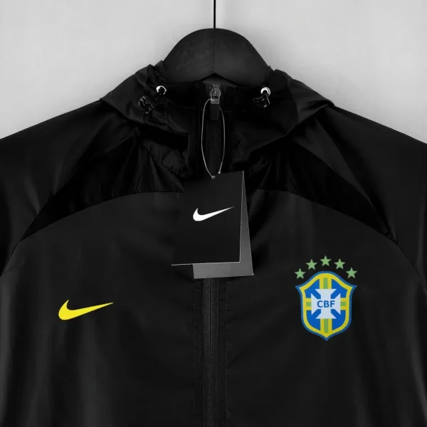 Brazil Black Windbreaker