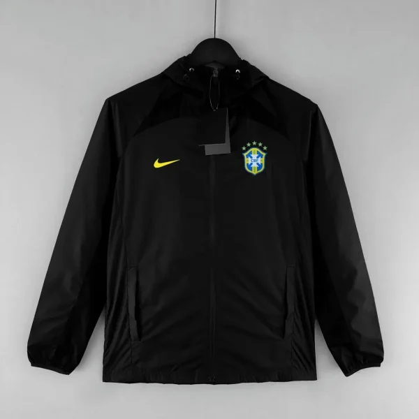 Brazil Black Windbreaker