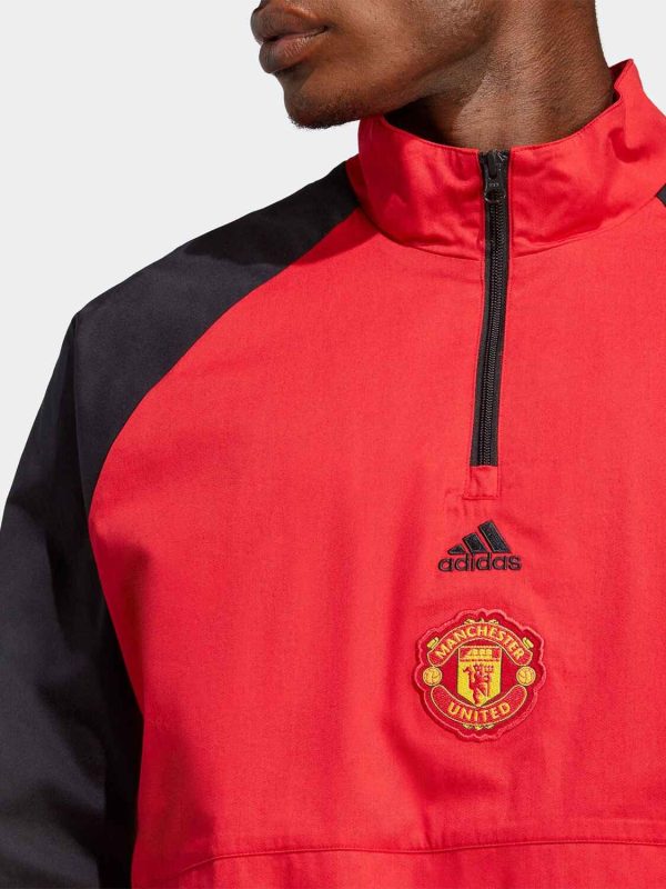 Manchester United Red-Black Windbreaker