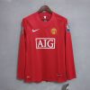 Retro Manchester United 2007-08 Home Kit Champions League