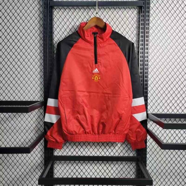 Manchester United Red-Black Windbreaker