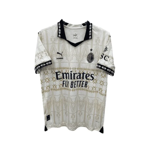 AC Milan X Pleasures White Special Kit Fans Version