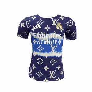 Real Madrid x louis vuitton Blue Aura Special Kit