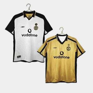 Manchester United 2001-02 Reversible Centenary Retro Kit