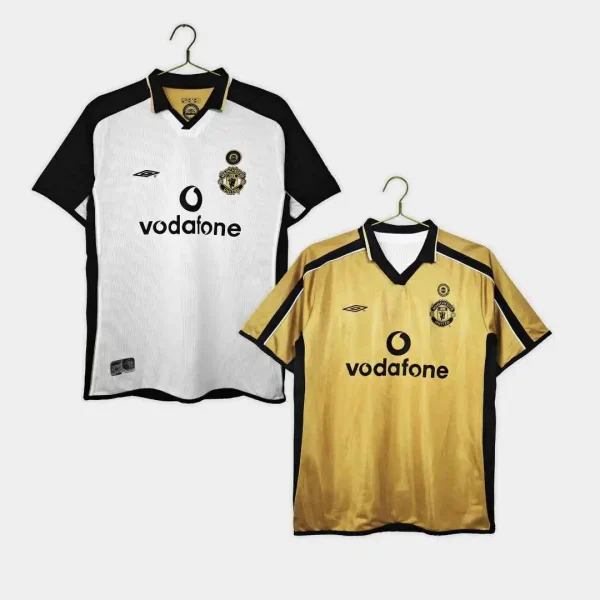 Manchester United 2001-02 Reversible Centenary Retro Kit