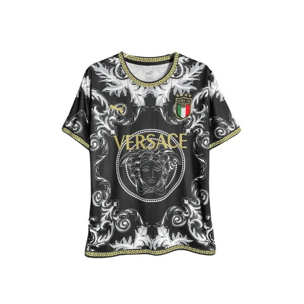Italy Versace Black Special Kit Fans Version
