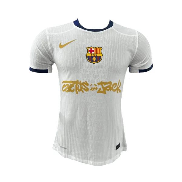 Barcelona x Travis Scott White Special Kit Players Version